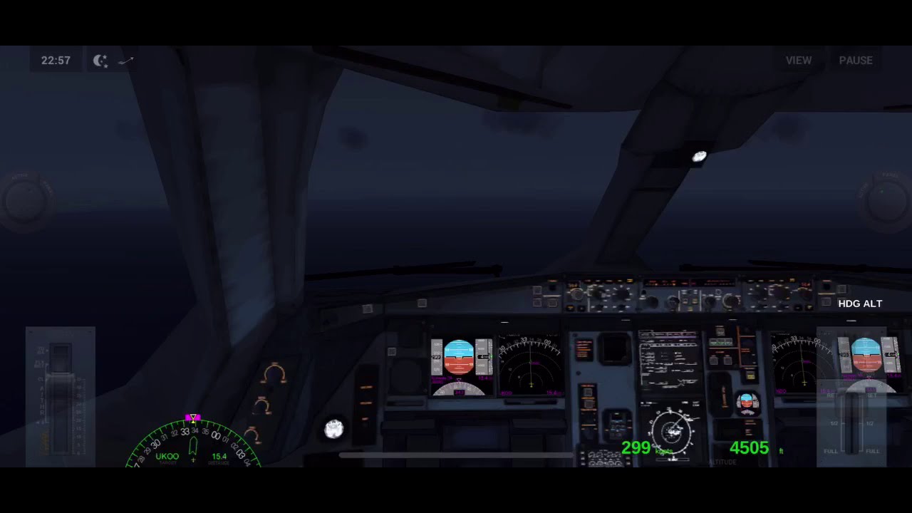 Flight Simulation: Landing at Odessa International Airport, Ukraine ODS