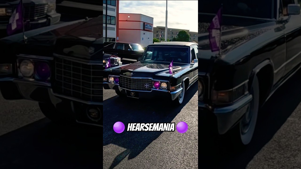 🟣 Purple Haze: 1969 Cadillac Superior Crown Sovereign Landaulet Hearse Funeral Car Hearsemania 2025
