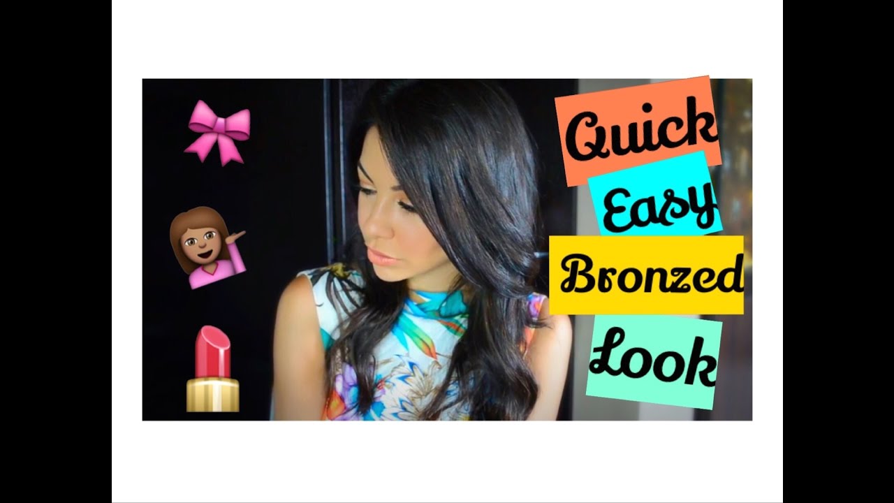 Бърз летен грим ♡ Quick Easy Bronzed Look | Юли 2016