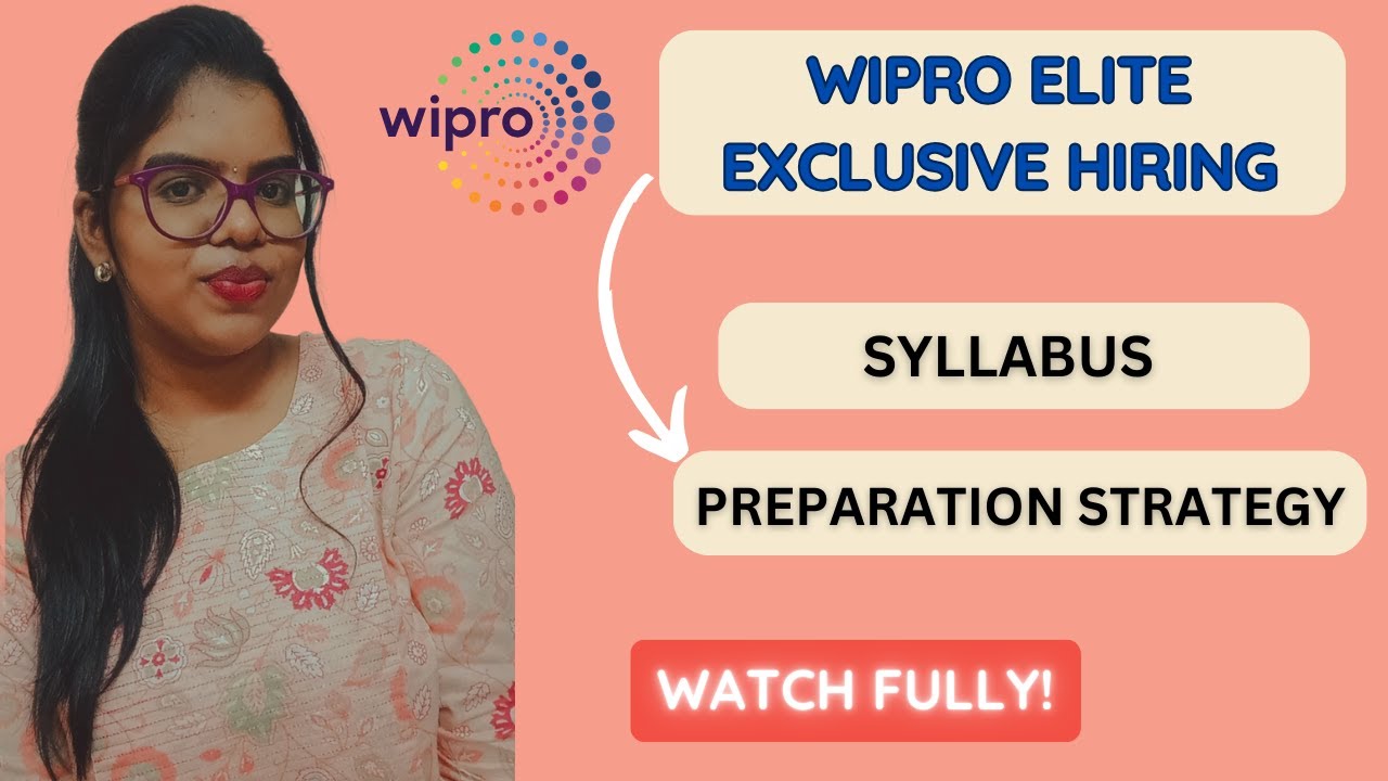 Эксклюзивный наём Wipro Elite | Программа | Стратегия подготовки за 2 недели | Вопросы для собесе...
