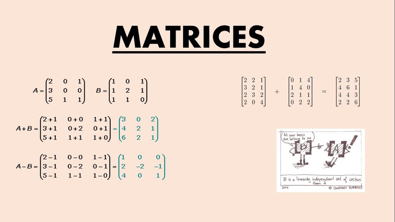 MATRICES. MATEM&Aacute;TICAS 2 BAT [ASDF F&Aacute;CIL]