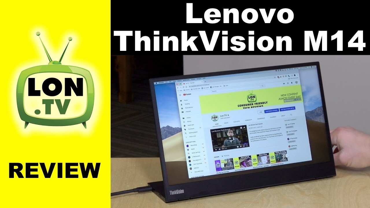 Lenovo ThinkVision M14 Portable USB-C Display Review