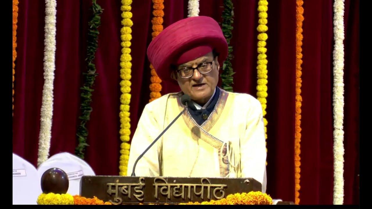 PSA Prof. Ajay Kumar Sood | Convocation Address | University of Mumbai Annual Convocation 2025