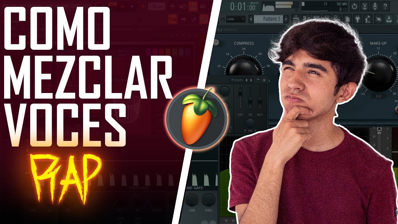 Como MEZCLAR voces de RAP en FL Studio con plugins nativos