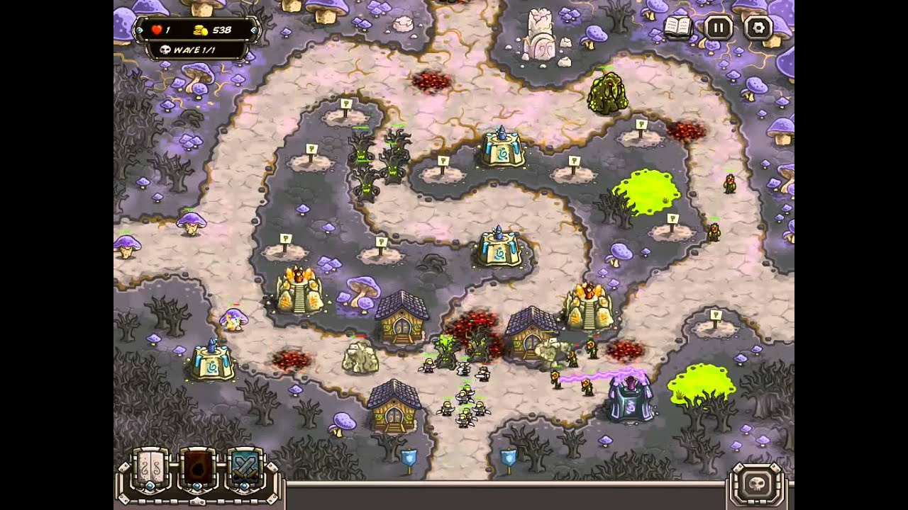 Kingdom Rush - FUNGAL FOREST [veteran] [iron]