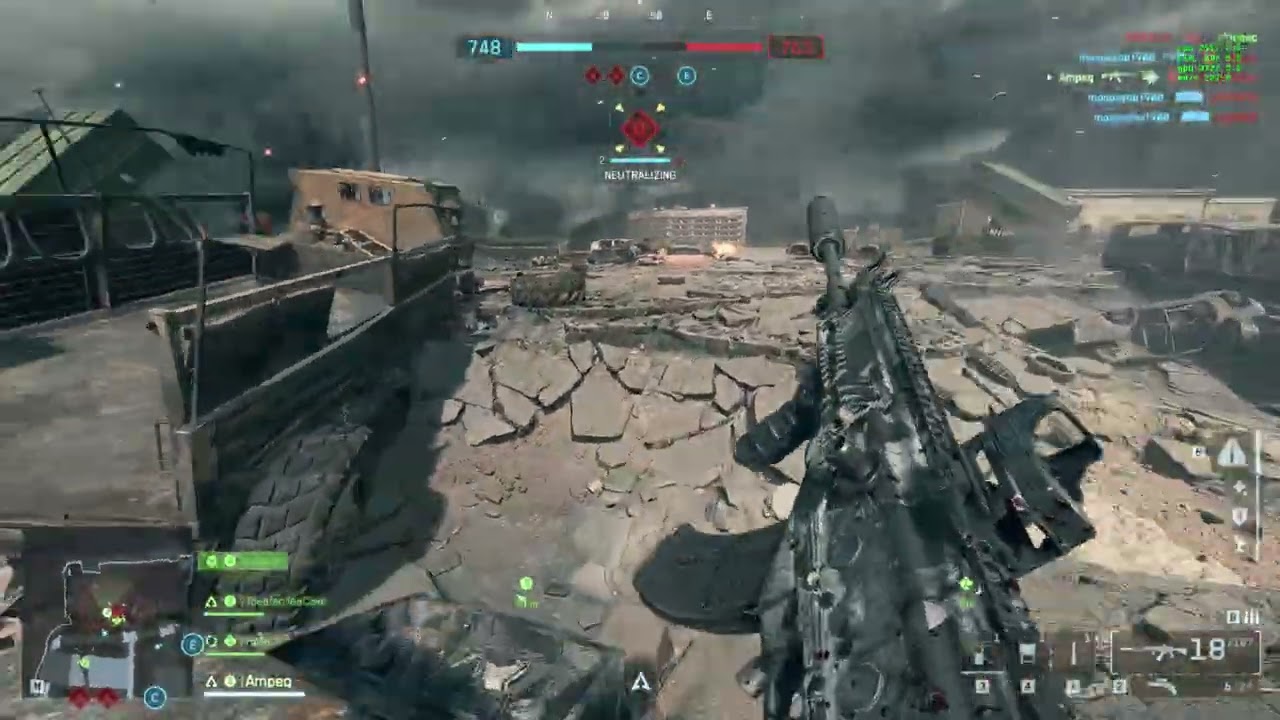 Battlefield 6 round in Iberian Offensive with Hanzo