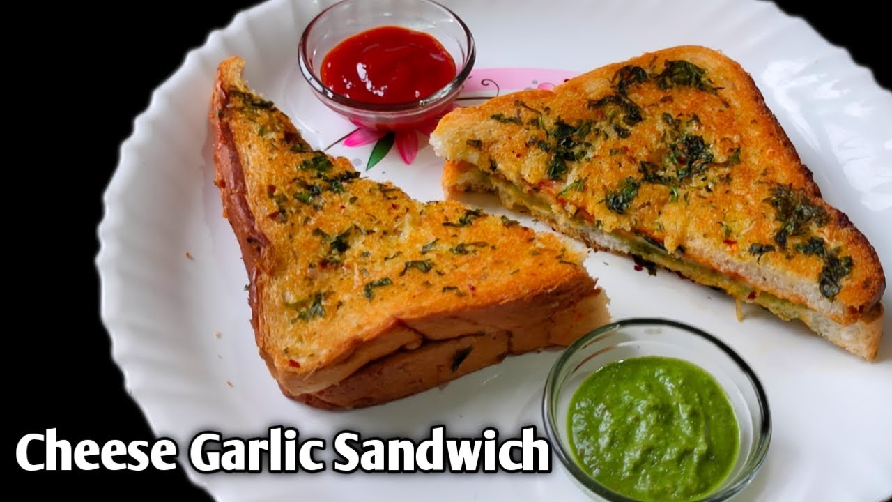 Cheese Garlic Sandwich | Garlic Cheese Sandwich | Garlic butter Sandwich | Garlic Sandwich