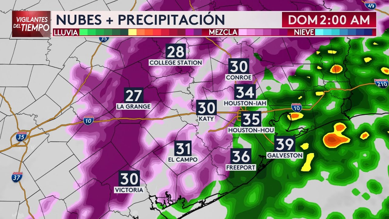 Autoridades del condado Harris dan actualización sobre la tormenta invernal en el área de Houston