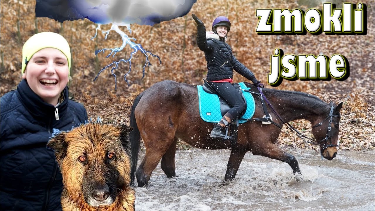 Šílený VLOG ☂ déšť, kroupy a koupačka v ledu