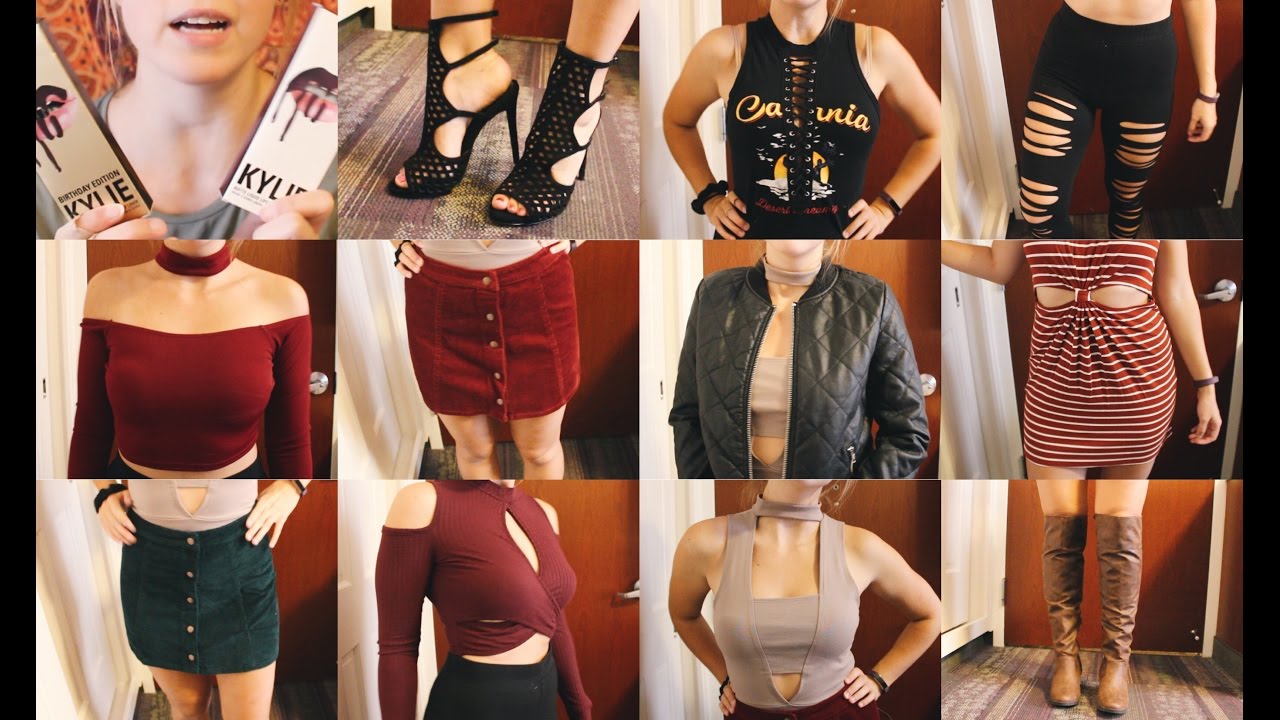 COLLEGE FALL TRY ON HAUL! Windsor, F21, Kylie Cosmetics