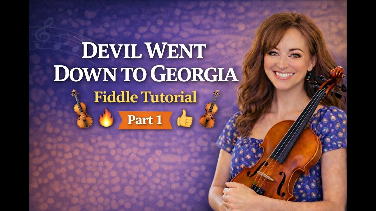 🎻 How to play Devil Went Down to Georgia – Fiddle Tutorial (Part 1) 🎻👍🎻