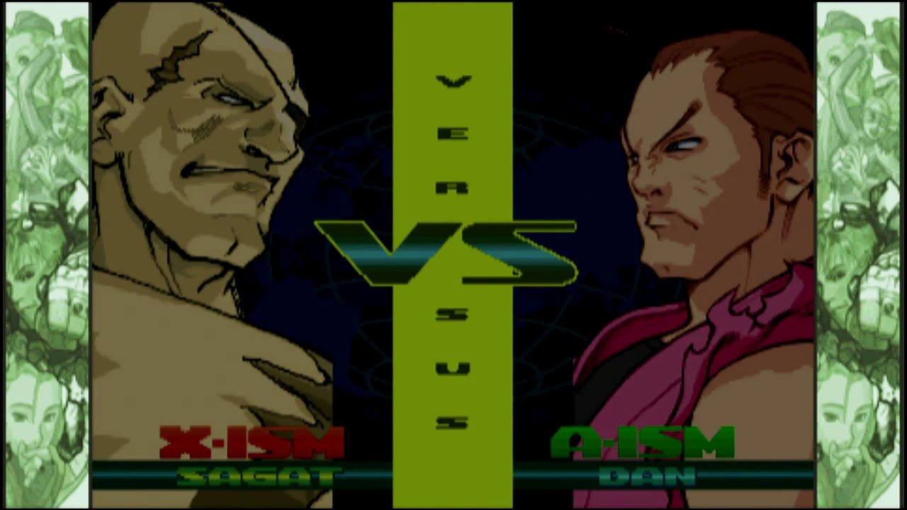 Street Fighter Alpha 3 MAX (PSP) Arcade as Sagat