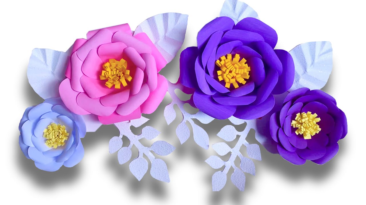 Paper Flower Idea for Home Decoration| Paper Flower DIY