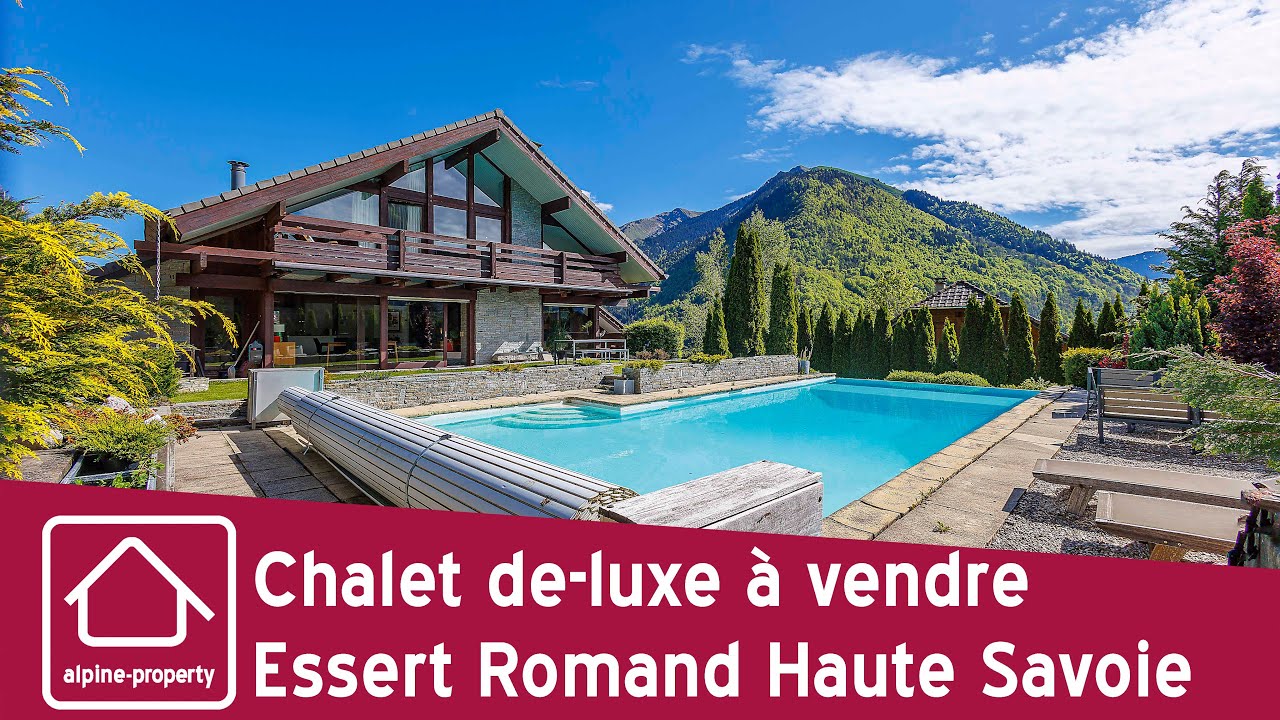 Superbe Chalet De Luxe à Vendre  Essert Romand Haute-Savoie Portes du Soleil