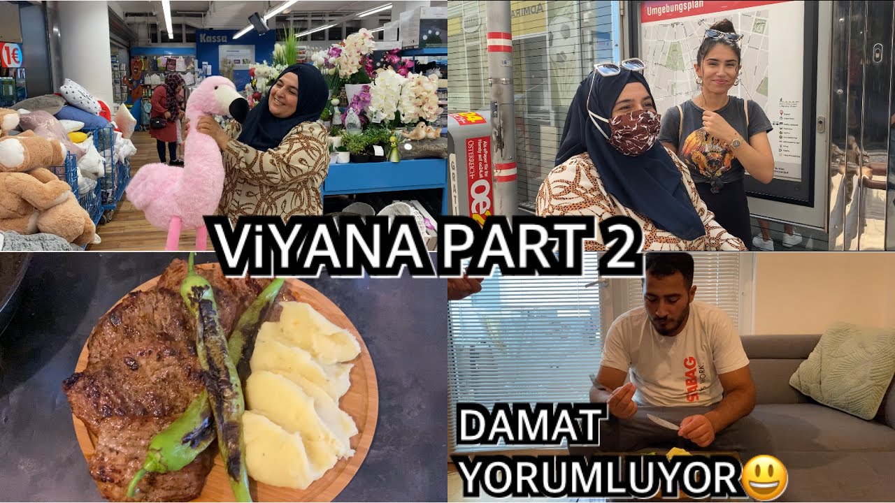 VIYANADA TÜRK SOKAGINI GEZDIK PART 2🎬 KIZLARIMLA 1 GÜN 🥰- GÜNLÜK VLOG