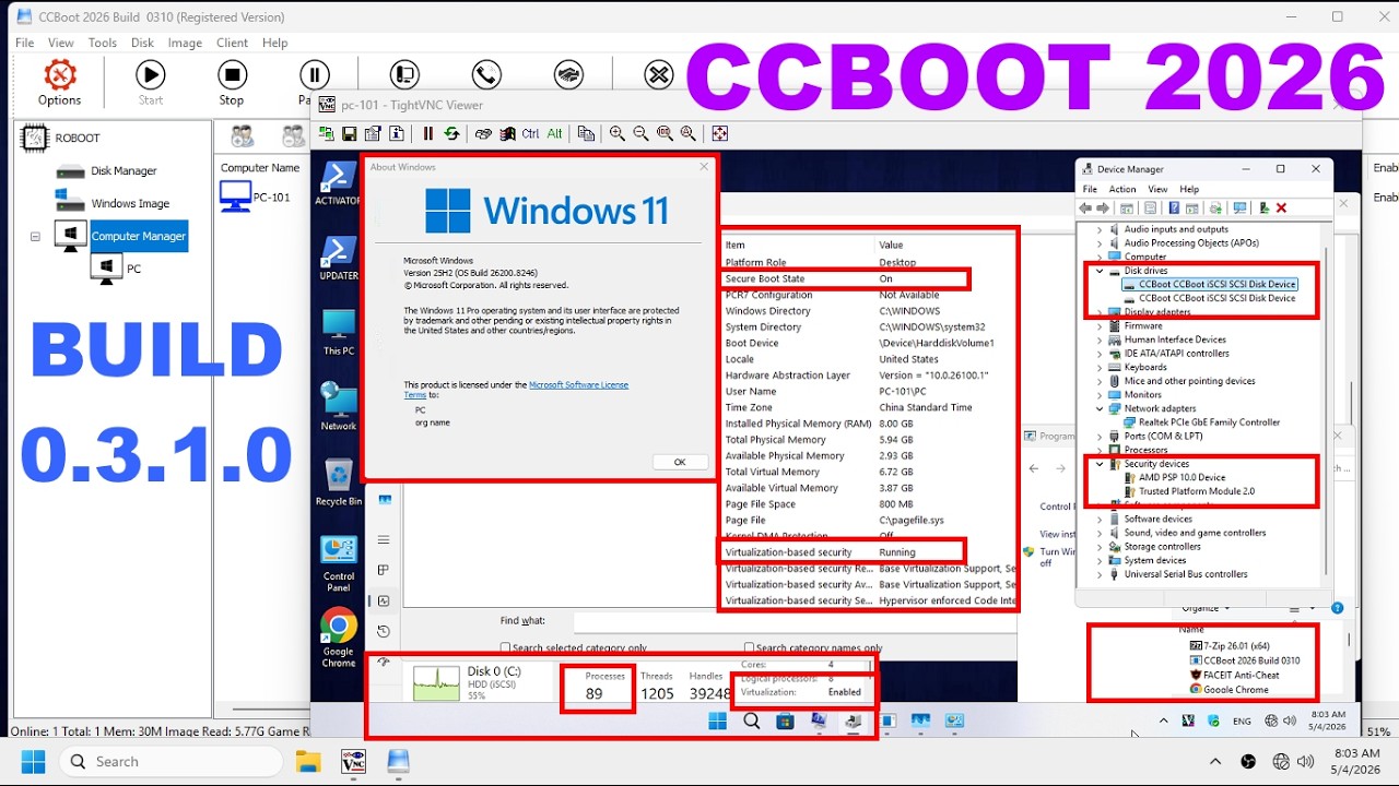 CCBOOT 2026 BUILD 0310 STEP BY STEP INSTALLATION AND FULLY OPTIMIZE WINDOWS 11 25H2 IMAGE DEPLOYMENT