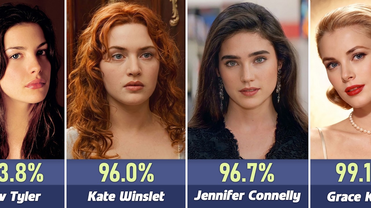 How Beautiful Were They? Rating 100 Hollywood Legends & Global Icons by The Golden Ratio
