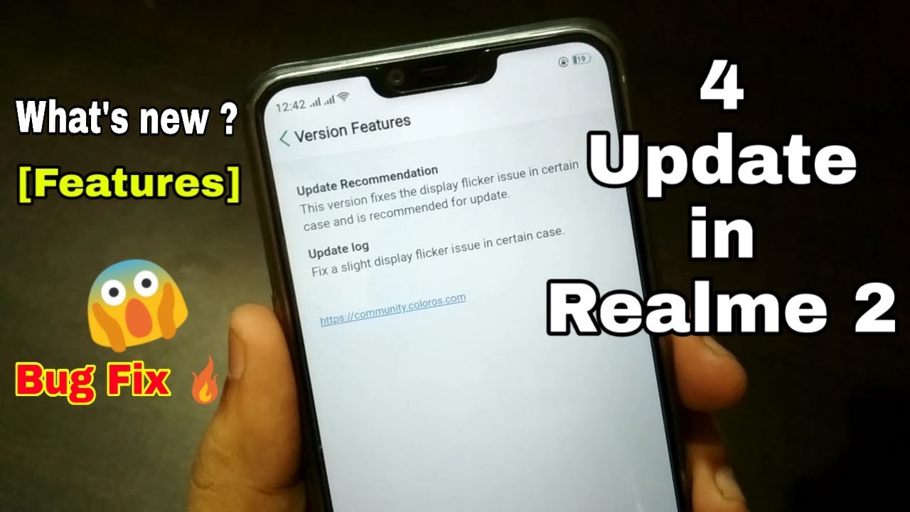 New Update Received in Realme 2 #What's new #New Features Bug fix 🔥