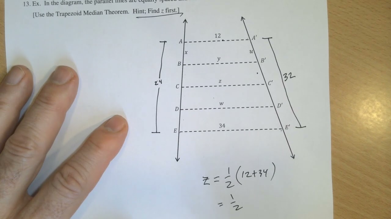 Parallelograms, Trapezoids, Parallel Projections 4.2.f