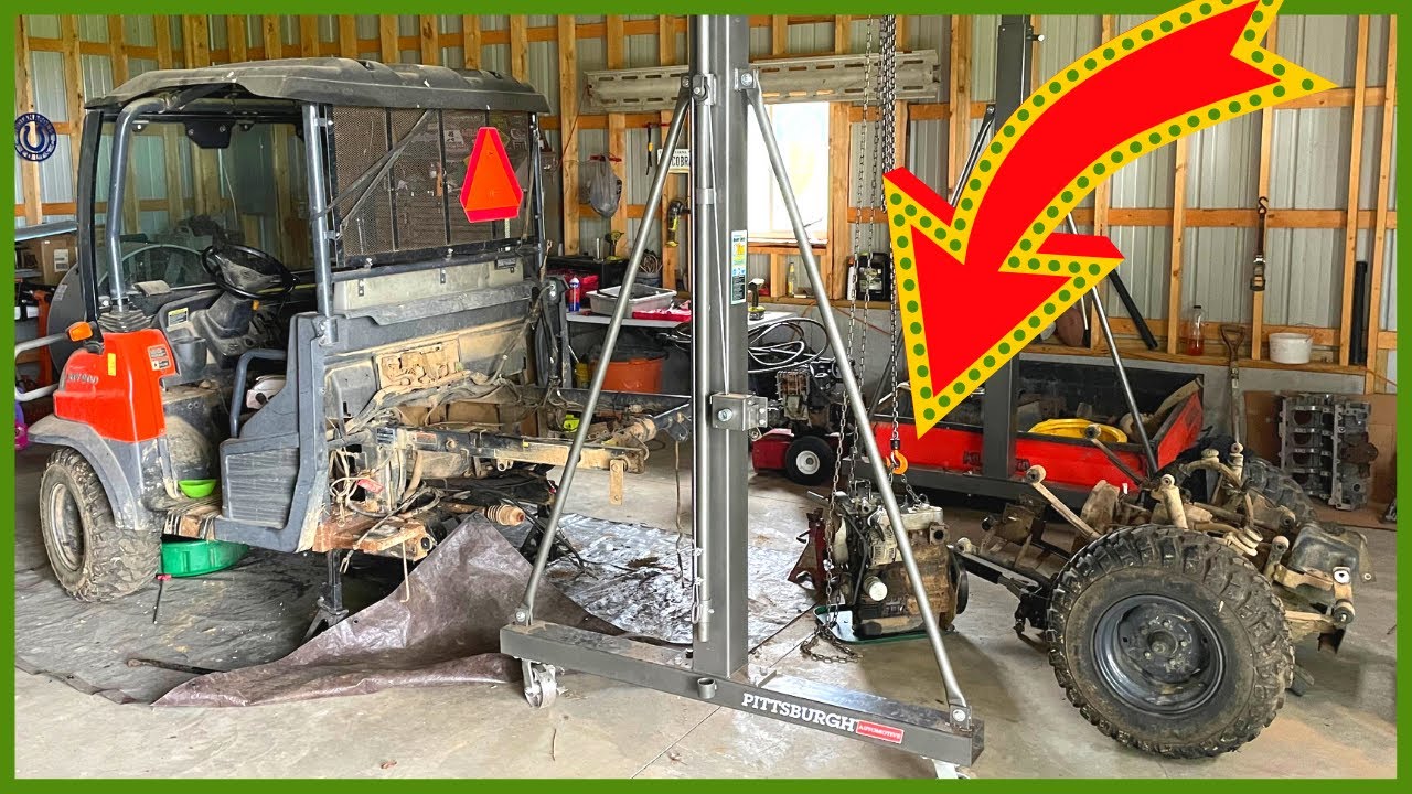 Kubota 900 RTV - Part 1 - How to Remove Engine