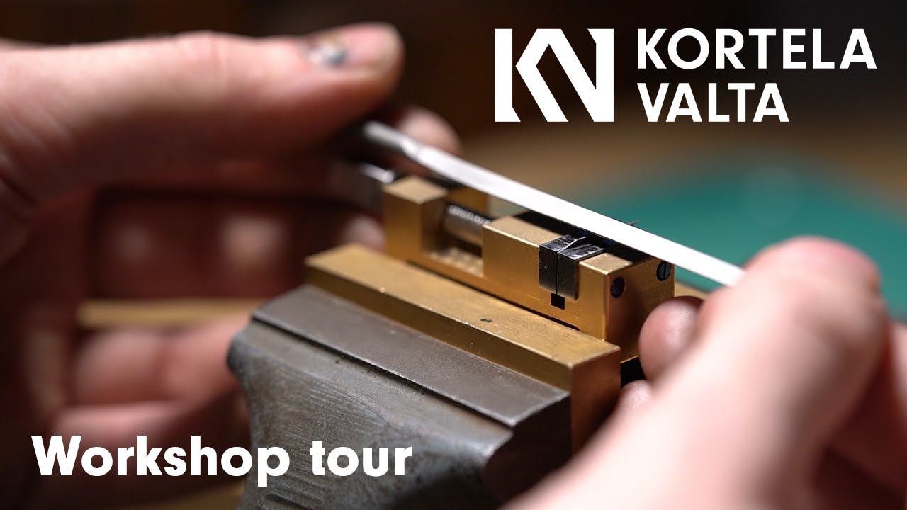 Kortela Valta workshop tour (independent watchmaker from Finland)