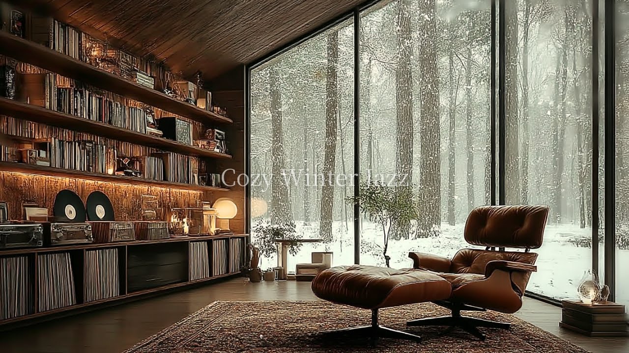 [playlist] Winter Jazz for Quiet Alone Time | Watching the Snow Fall