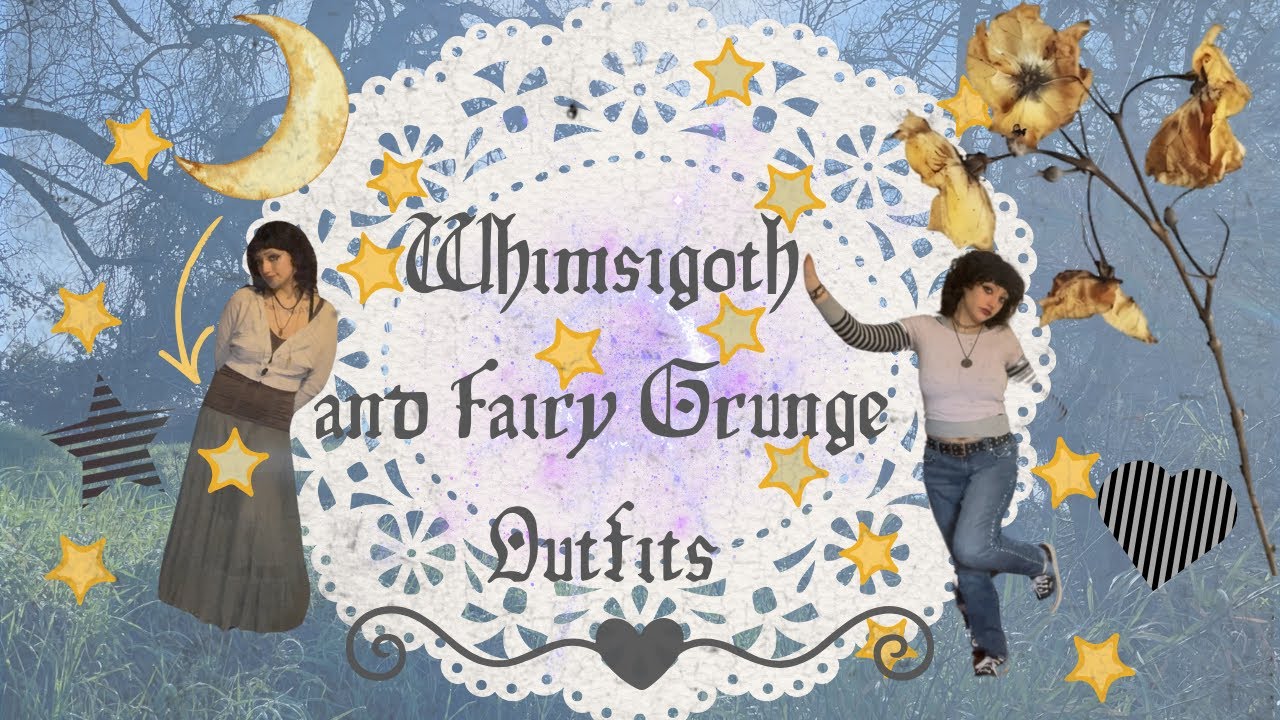 whimsigoth/fairy grunge outfits🦋🌙 (striped tights propaganda)