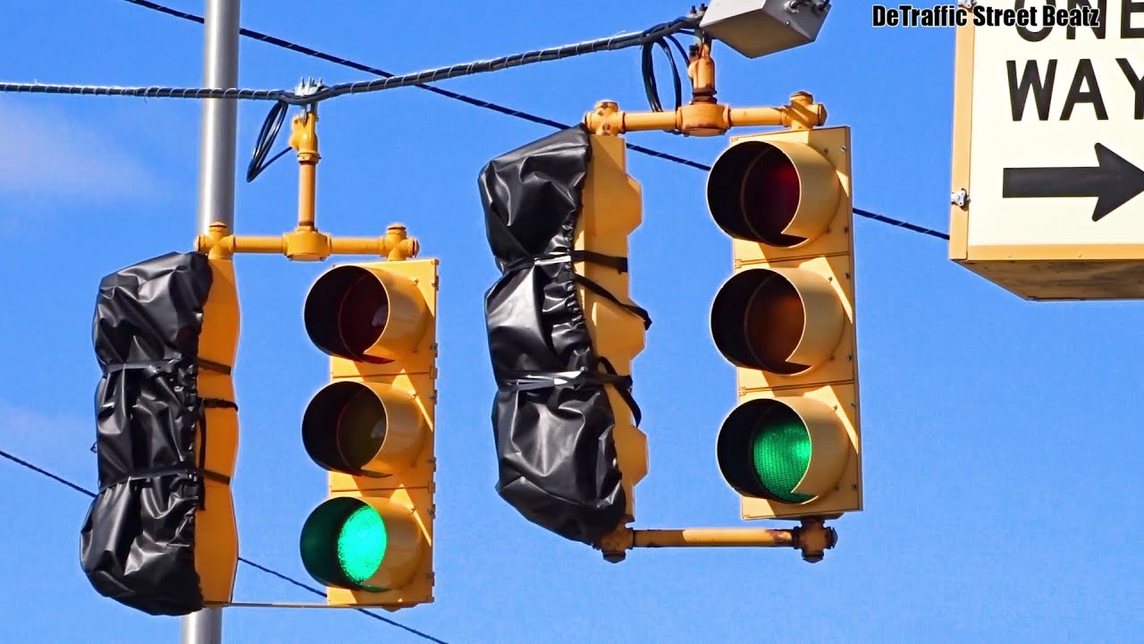 Traffic Lights Covered Up During Construction | Grand River & Telegraph