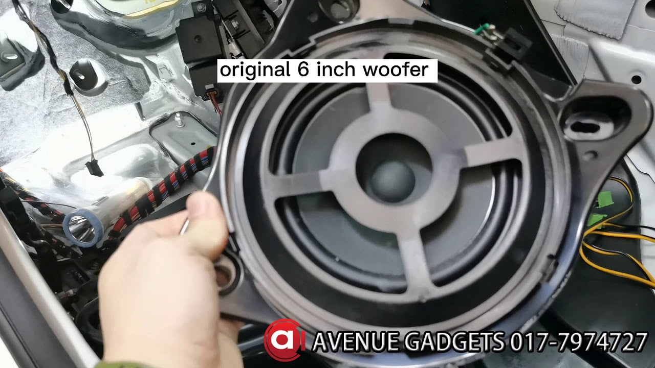 MERCEDES C CLASS INSTALL ETON SUBWOOFER