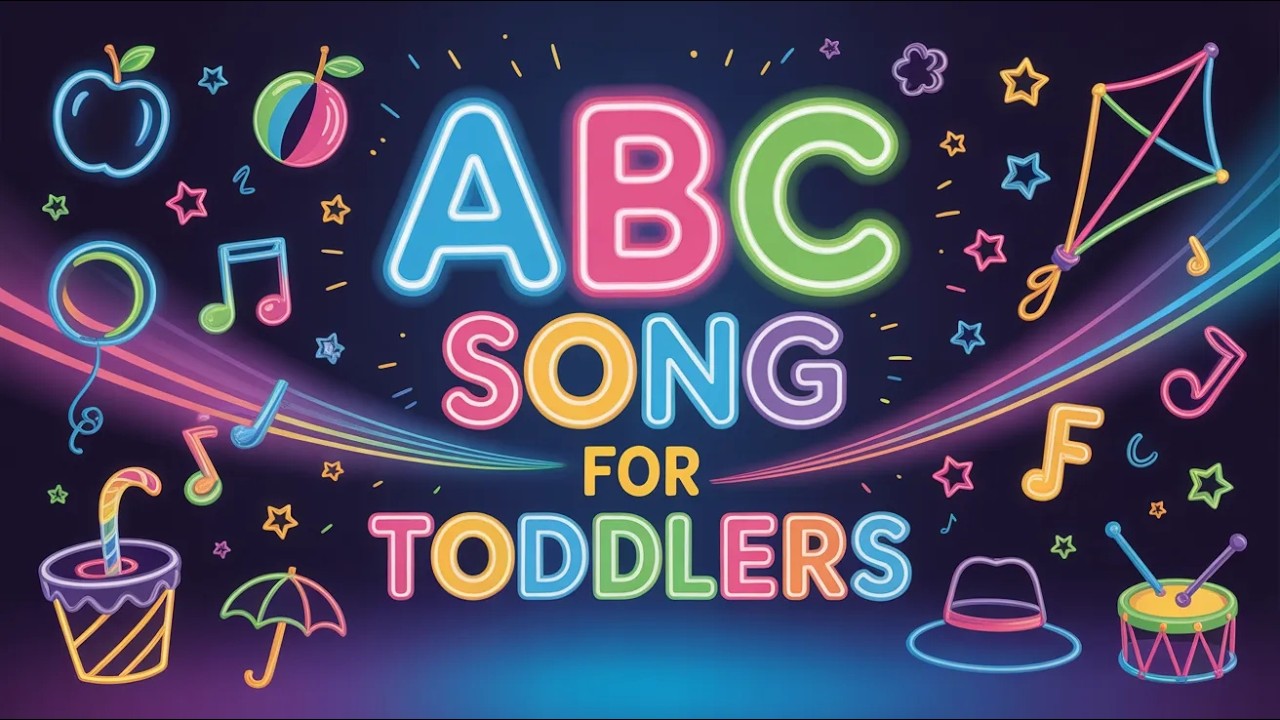 ABC Song for Toddlers 🎵 | Bright Alphabet Song for Kids Learning English
