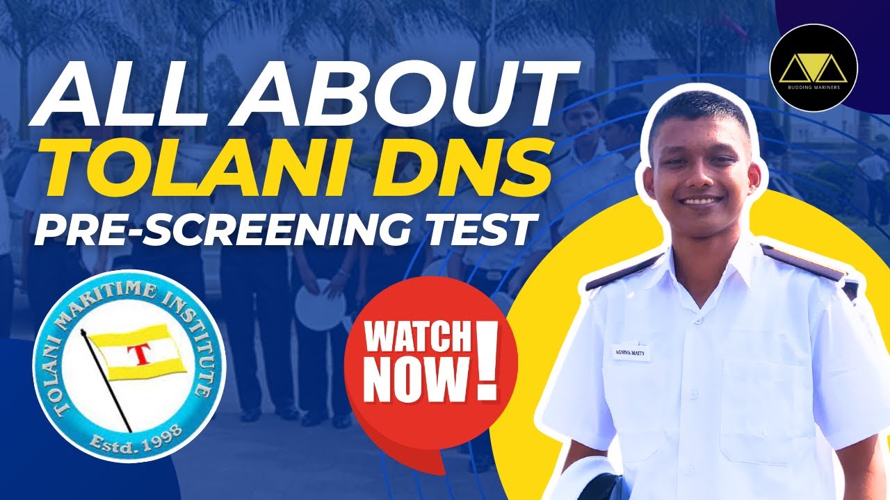 Everything about TOLANI DNS Pre-Screening Test | BUDDING MARINERS