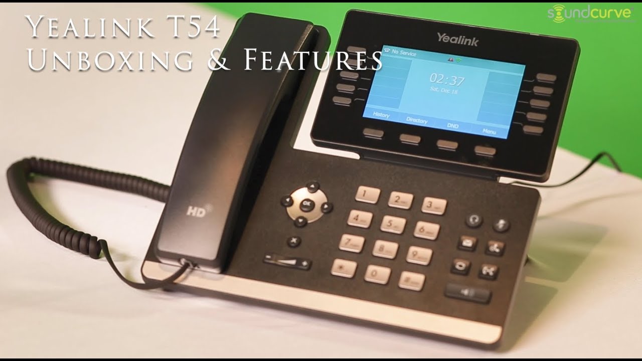 Yealink T54w Unboxing