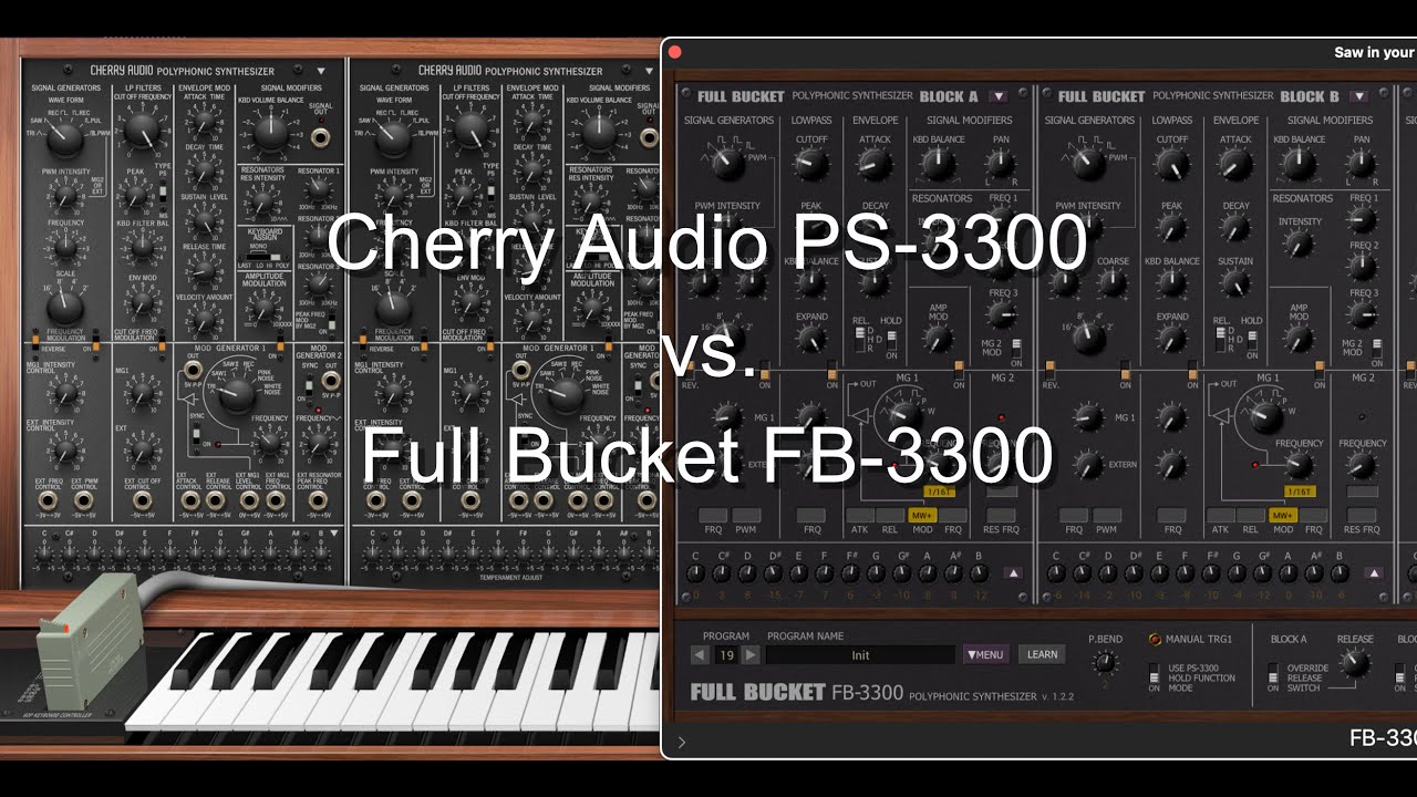 Cherry Audio PS 3300 vs Full Bucket FB 3300