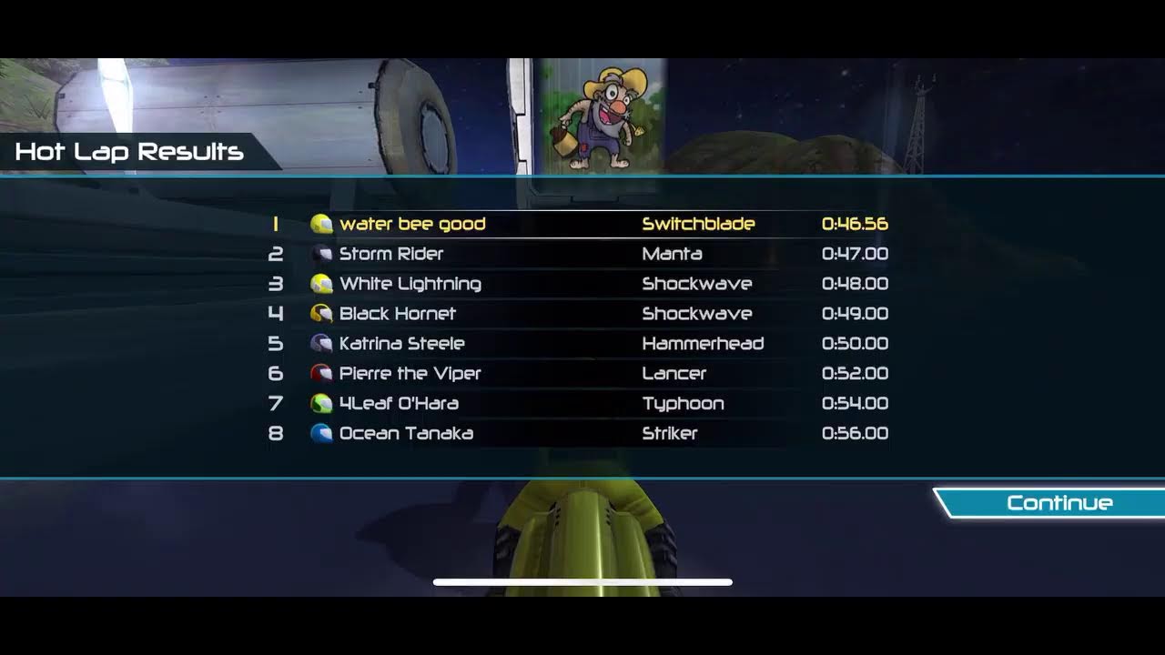 Riptide GP2 all events speedrun