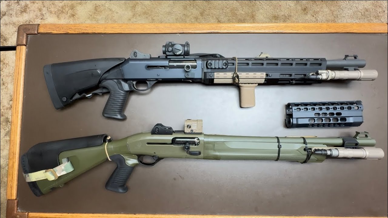 Benelli M4 Gen 2 T Pro Vs Beretta 1301 Mod 2. Best 12 Gauge Semi Auto Tactical Shotgun Comparison.