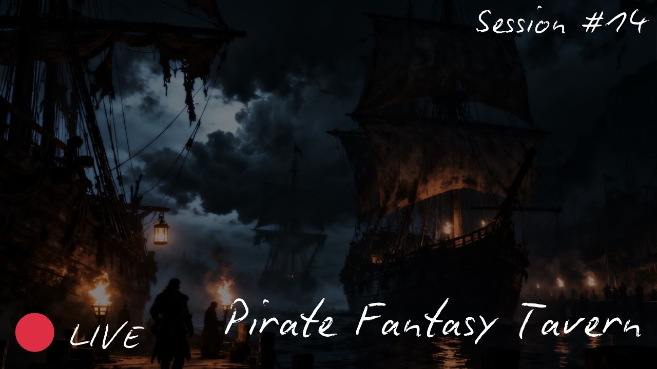 🔴 LIVE Medieval Fantasy Tavern Vibes 🏰 D&D Background Music to Study & Chill | Session 14
