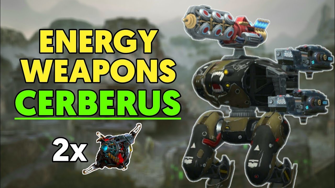 War Robots: Cerberus - Nucleon Atomizer + 2x Overdrive Unit Gameplay