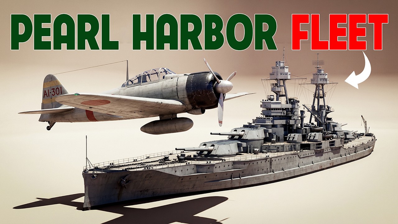 Every Aircraft and Warship Involved in the Pearl Harbor Attack