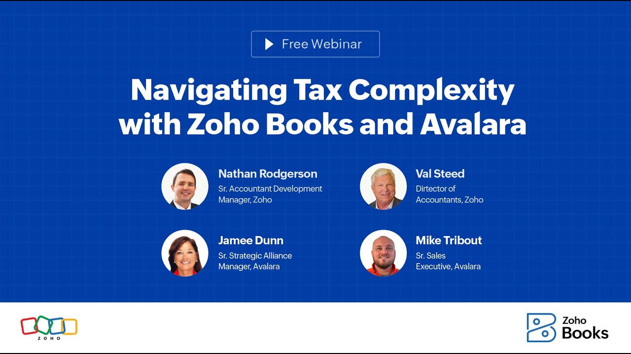 Navigating Tax Complexity: How Zoho Books and Avalara&rsquo;s Automation Services Simplify Compliance