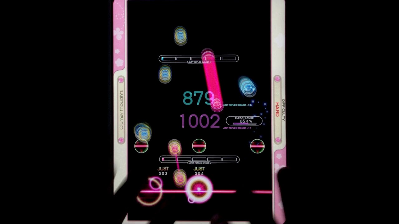 [REFLEC BEAT plus] Clumsy thoughts (HARD) 100.0%