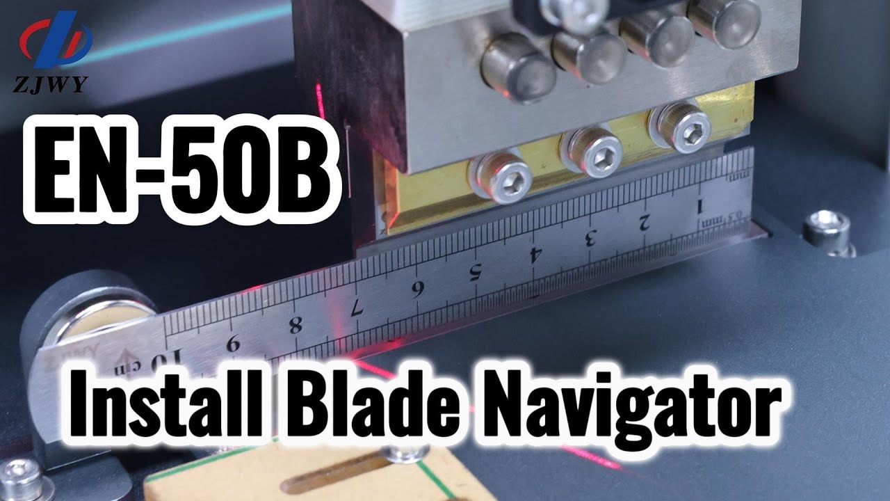 Install Blade Navigator on EN-50B mini Flex Bonding machine. #zjwy #bondingmachine #flexcable