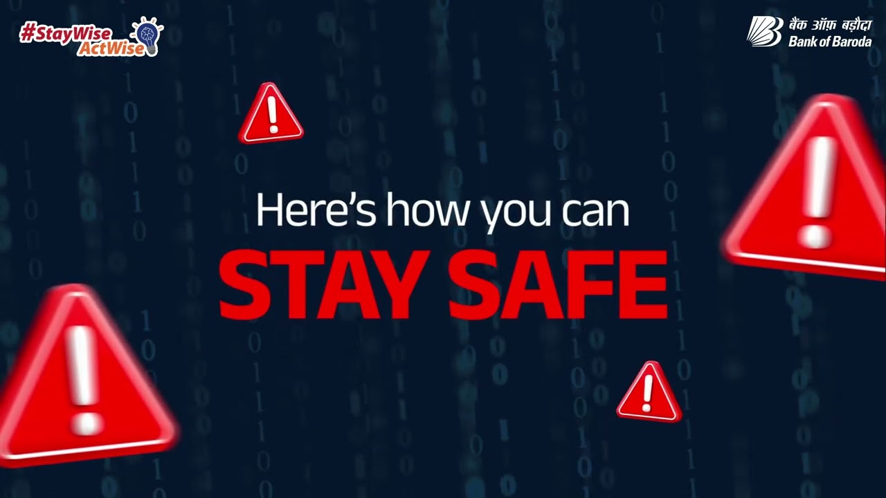 Bank of Baroda | UPI Fraud Awareness | Stay Wise, Act Wise