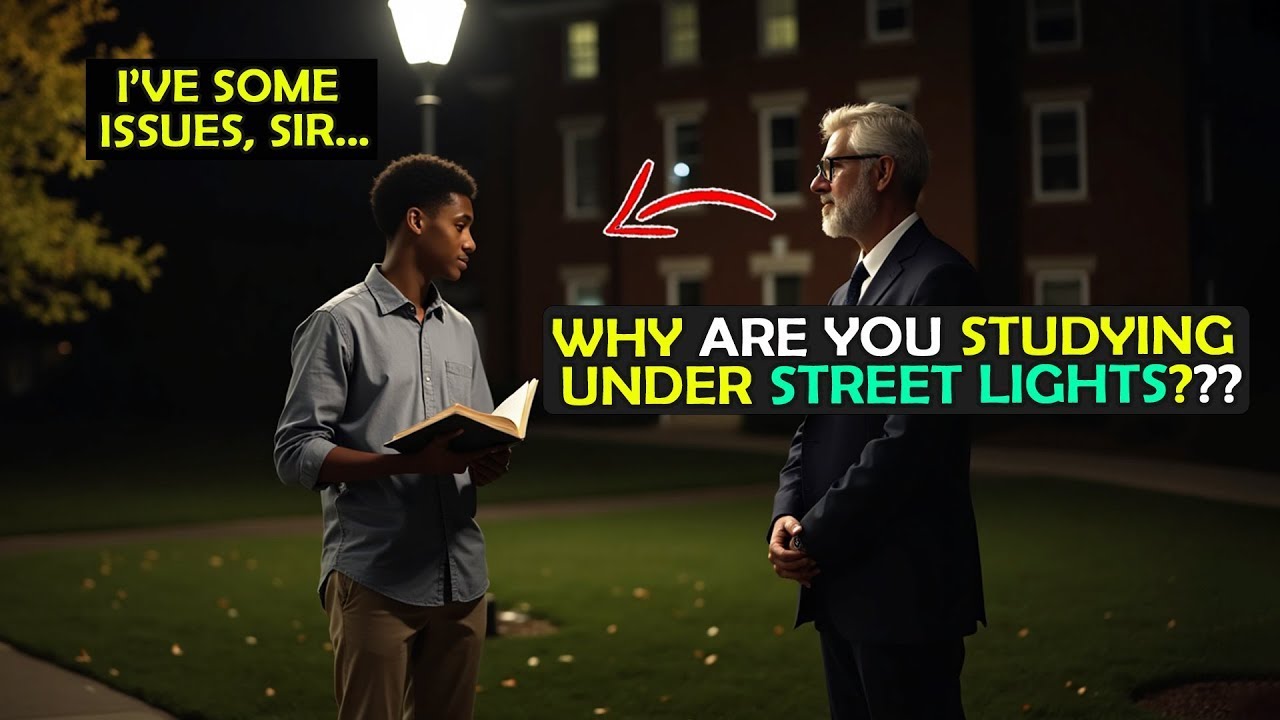 Harvard's DEAN Saw a Black Student was STUDYING under Street Lights—What Happened Next Nobody