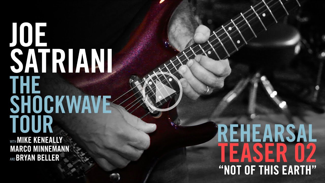 Joe Satriani Shockwave Tour Rehearsal Teaser 2 