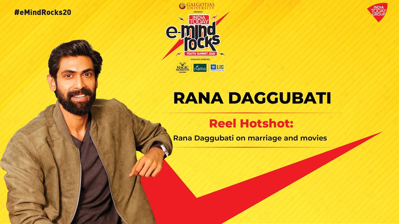 e Mind Rocks 2020 | Rana Daggubati Exclusive On Wedding With Miheeka Bajaj, Movies & More