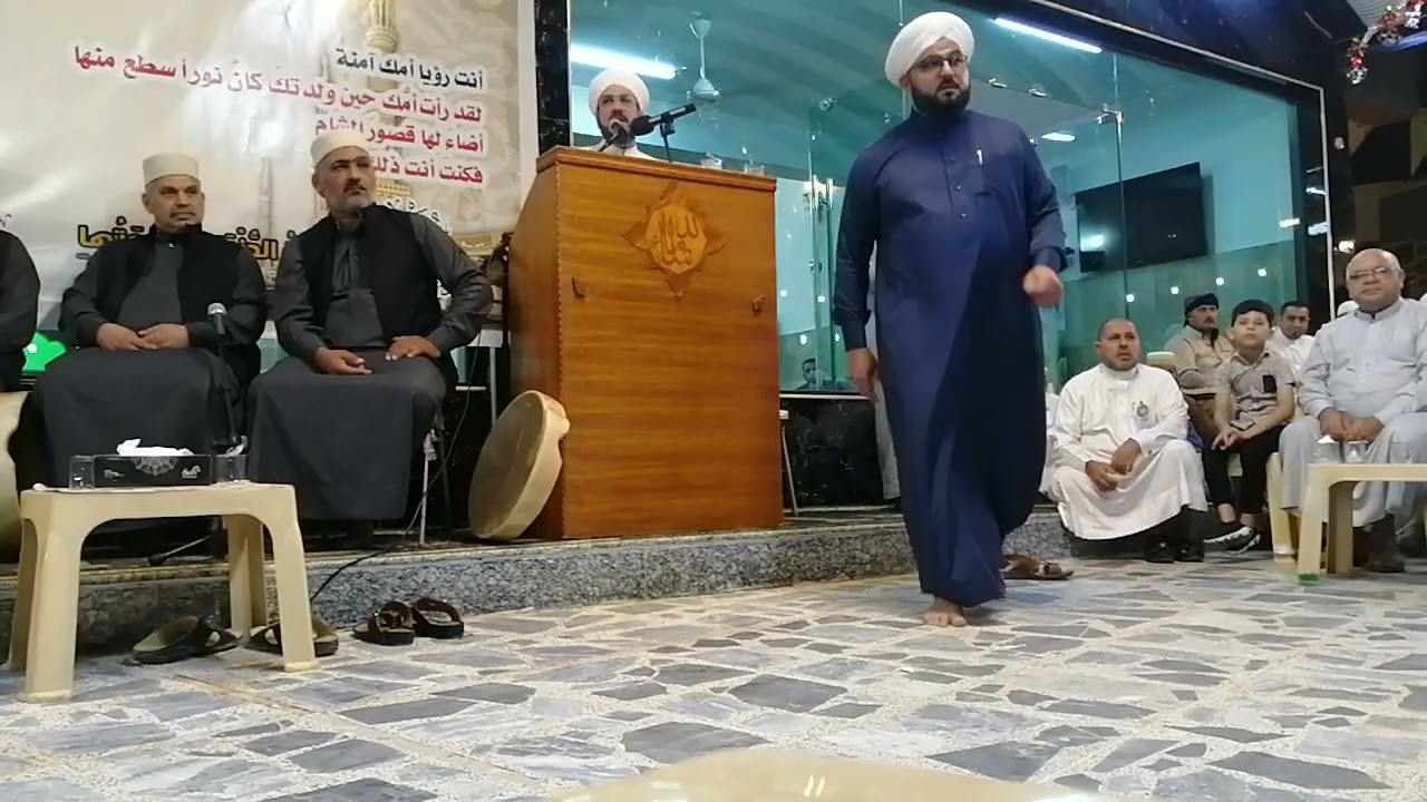هديه من شباب جامع الحضرة المحمدية إلى المداح عمار العبيدي