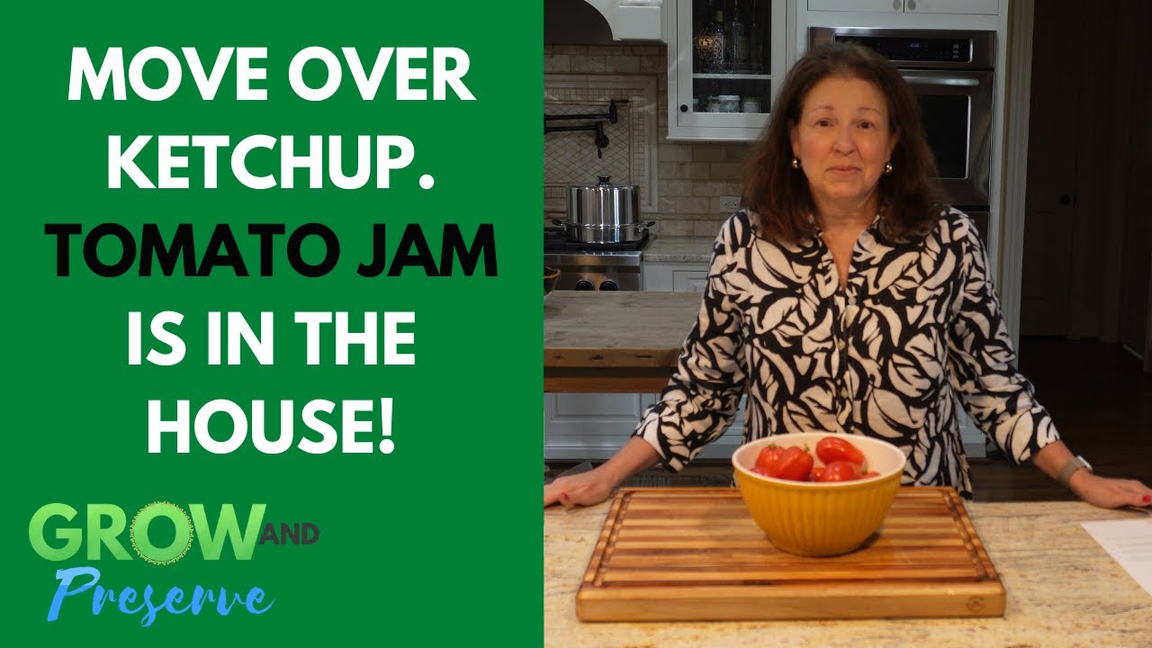 Tomato Jam || So Much Better than Ketchup || Small Batch Tomato Canning