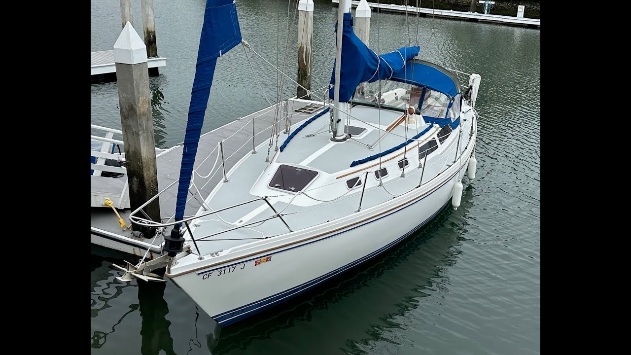 1989 Catalina 34 sailboat for sale San Diego, California video walkthrough
