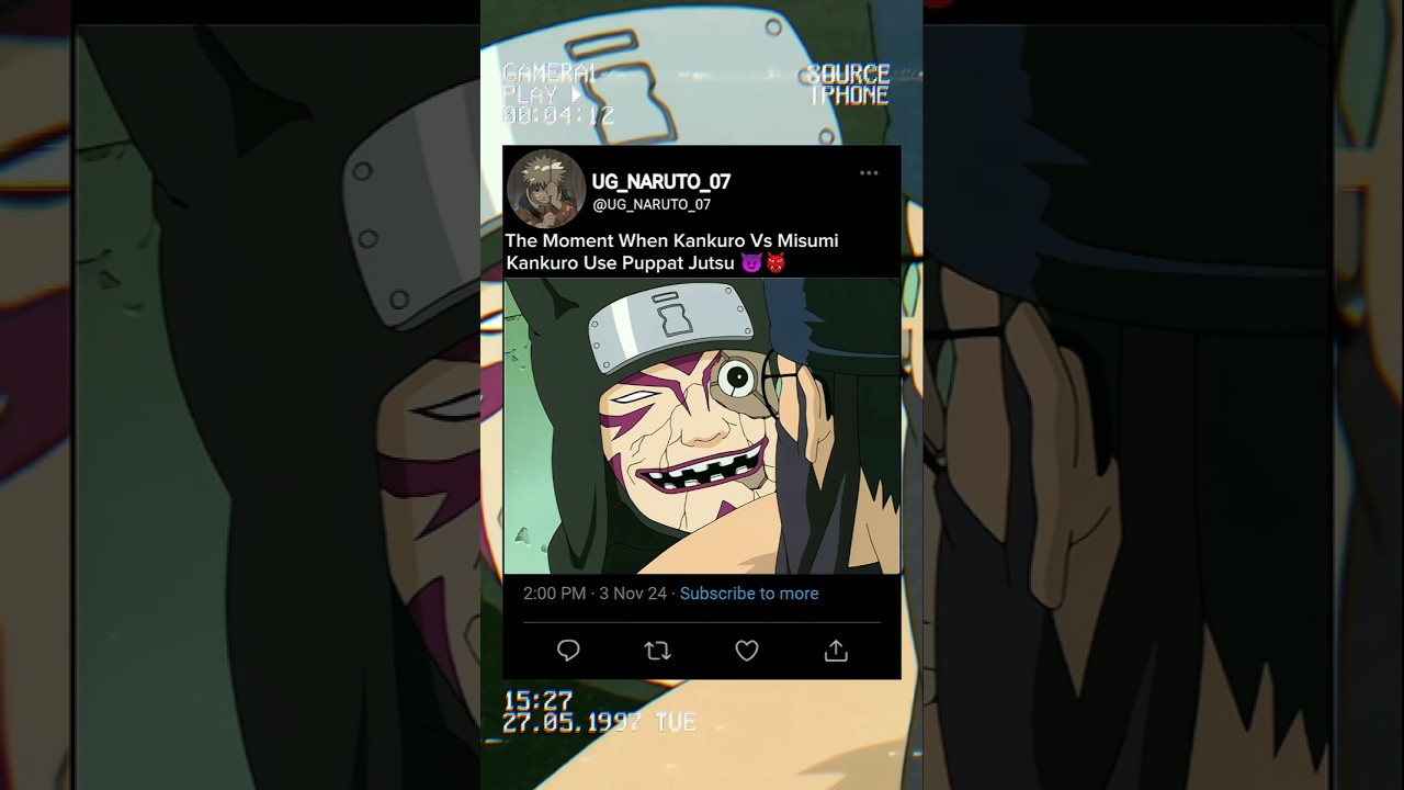 Kankuro Vs Misumi 😱 Kankuro Use Puppet Jutsu 😈👹