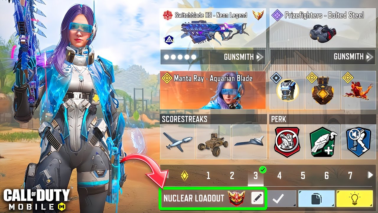 Mythic Switchblade X9 + Legendary Manta Ray = NUCLEAR ☢️ (CODM legendary ranked)